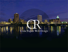 Tablet Screenshot of cedarrapidswebdesign.com